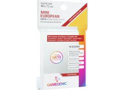 Gamegenic Board Game Sleeves: 46x71mm Matte Mini Europen - Color Code: Ruby